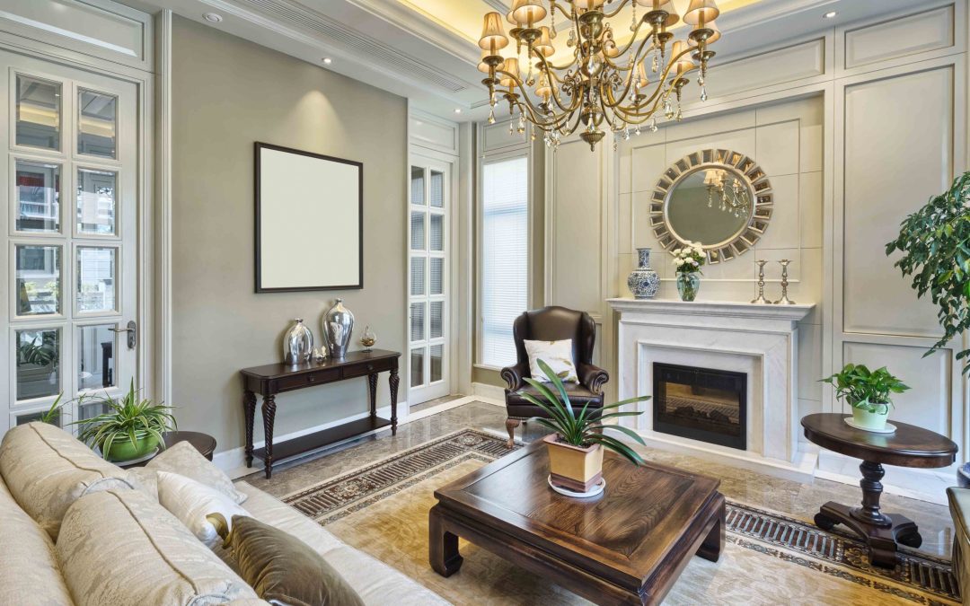 luxury living room interior