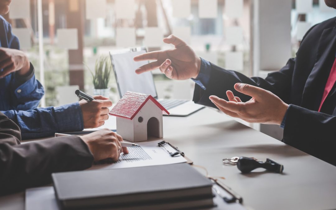 Signing a contract to buy a house, sell a house and making insurance a residential house.